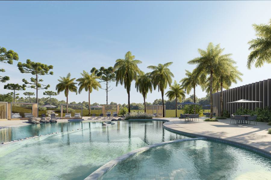 Piscina térmica do Mirage